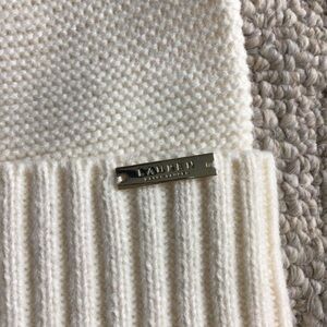 Polo by Ralph Lauren Cream Knit Hat